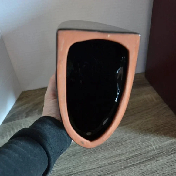 Vtg Blue Mountain Pottery Drip Glaze  Horse Head Bookend - Picture 5 of 5